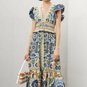 FARM Rio Ocean Tapestry Dress